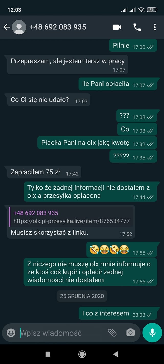 5/18 Próby oszustw czytelników portalu gorzowianin.com metodą 