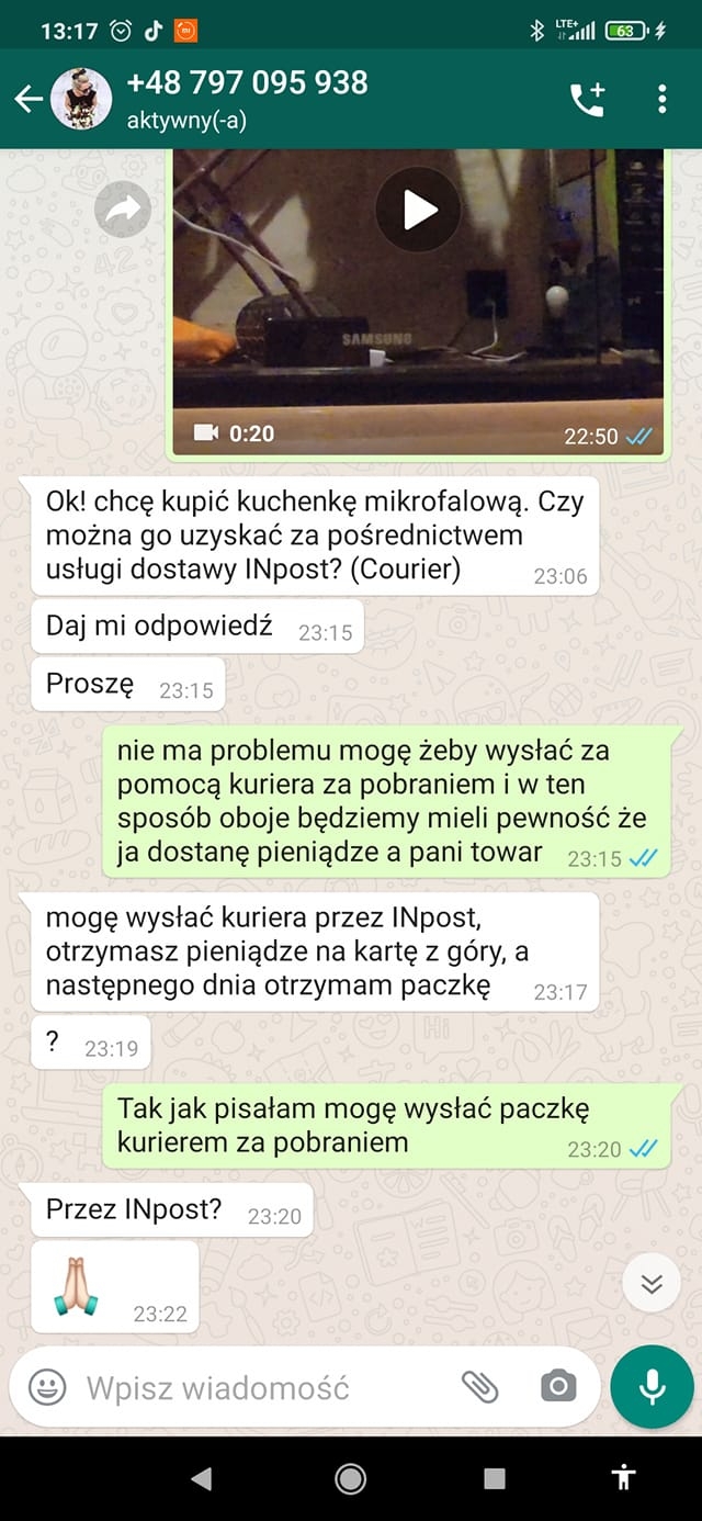 15/18 Próby oszustw czytelników portalu gorzowianin.com metodą 