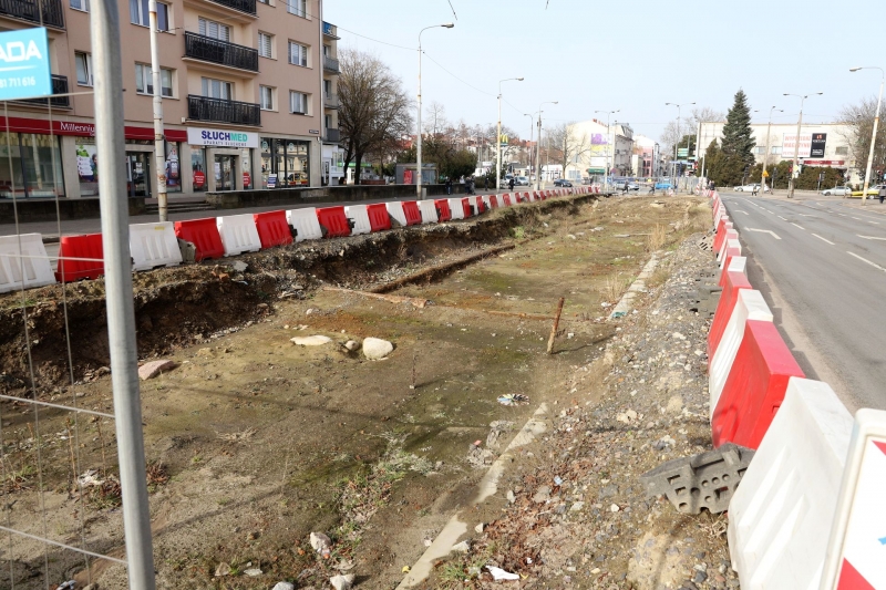 10/31 Postęp prac przy ul. Chrobrego i Mieszka I