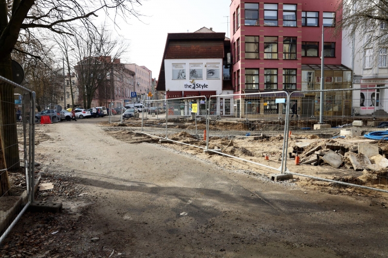 28/31 Postęp prac przy ul. Chrobrego i Mieszka I