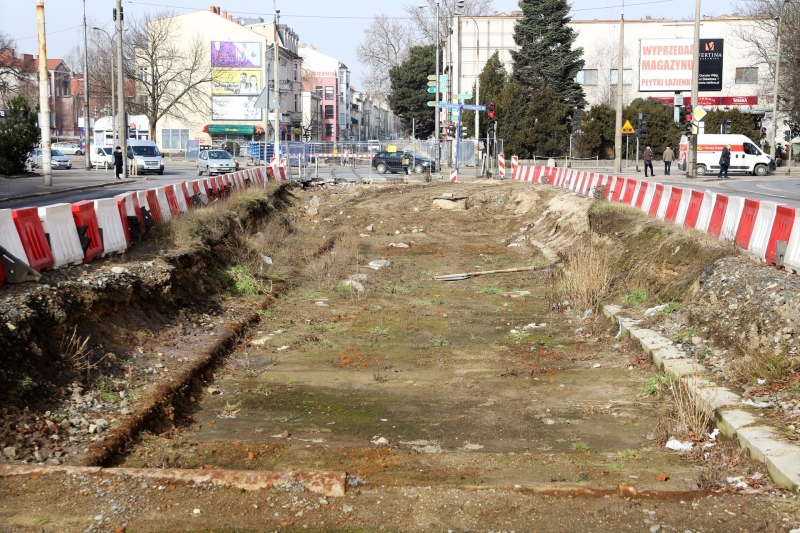 29/31 Postęp prac przy ul. Chrobrego i Mieszka I