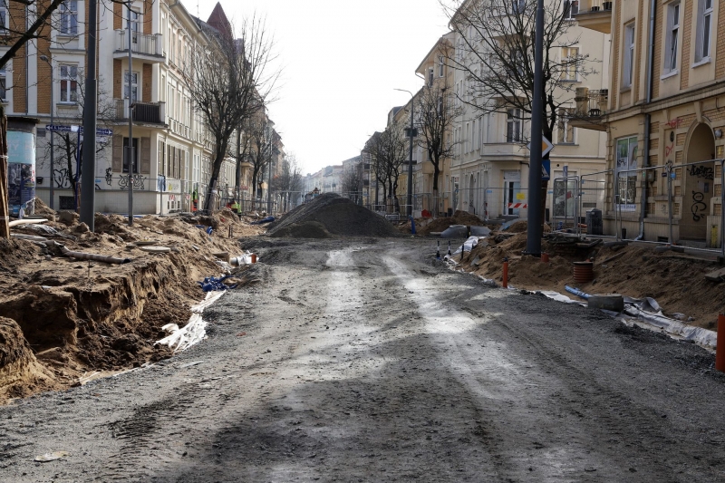 31/31 Postęp prac przy ul. Chrobrego i Mieszka I