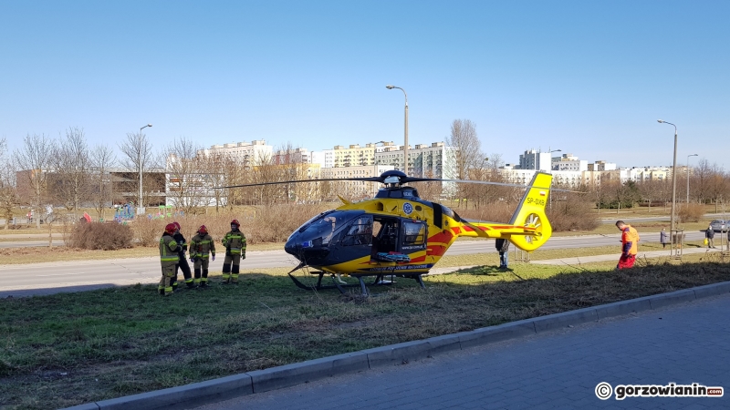 4/5 Lądowanie śmigłowca LPR przy Górczyńskiej