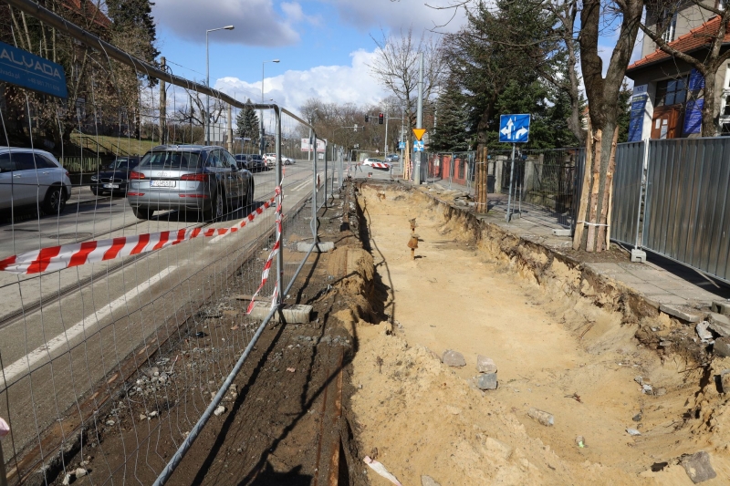 31/36 Postęp prac przy ul. Chrobrego i Mieszka I 