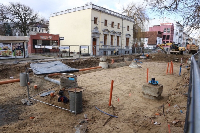 32/36 Postęp prac przy ul. Chrobrego i Mieszka I 