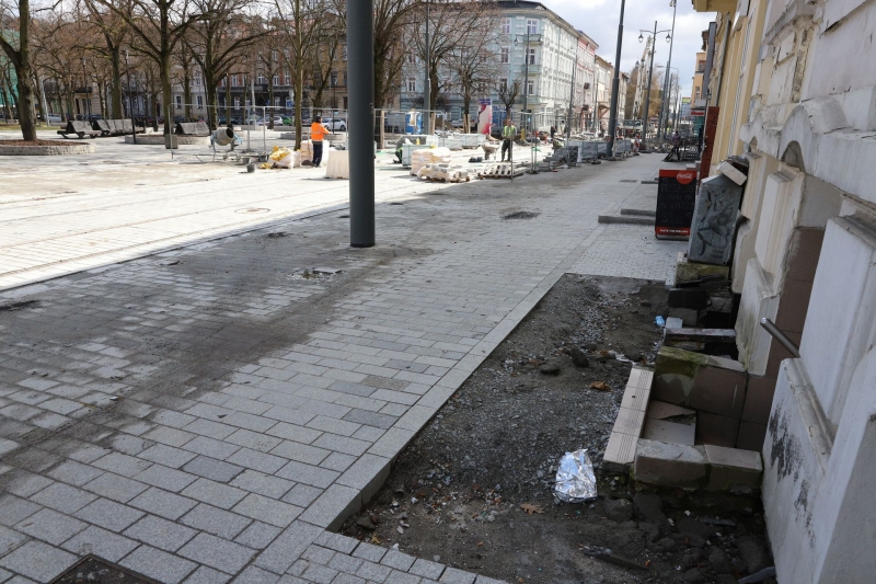 36/36 Postęp prac przy ul. Chrobrego i Mieszka I 