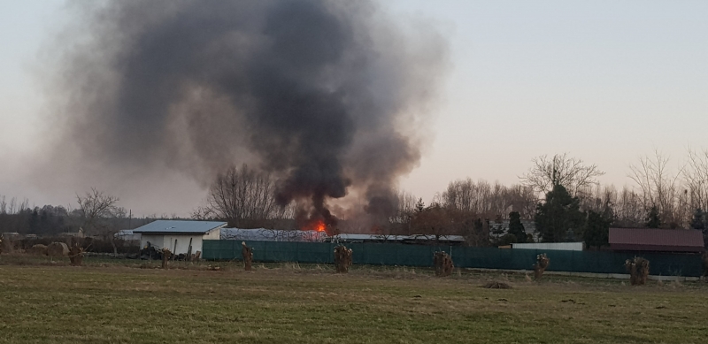 1/2 Pożar w Ciecierzycach