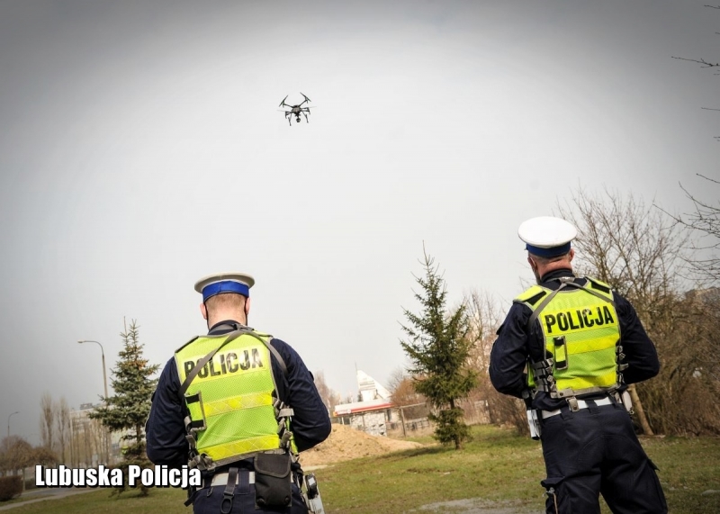 6/14 Policyjny dron patrolował ulice Gorzowa