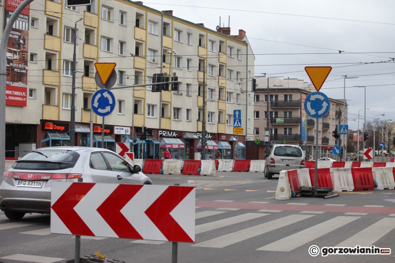 4/26 Zamknięta Chrobrego i zmiany w centrum Gorzowa