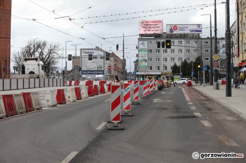 13/26 Zamknięta Chrobrego i zmiany w centrum Gorzowa