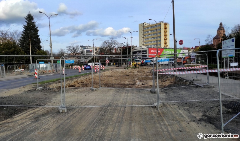 4/6 Postęp prac przy ulicy Chrobrego w Gorzowie