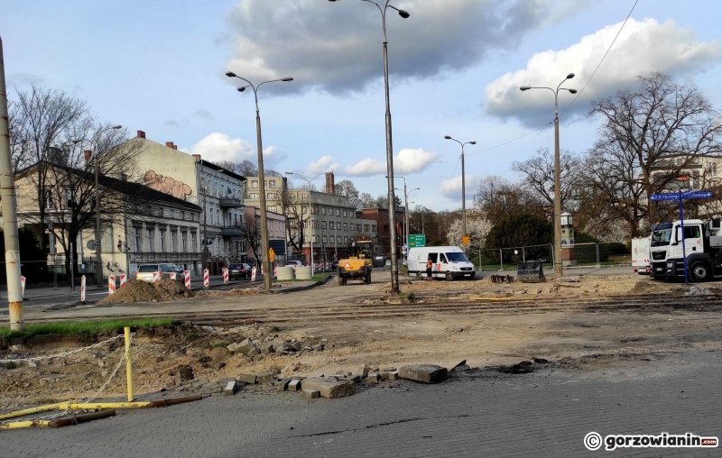6/6 Postęp prac przy ulicy Chrobrego w Gorzowie