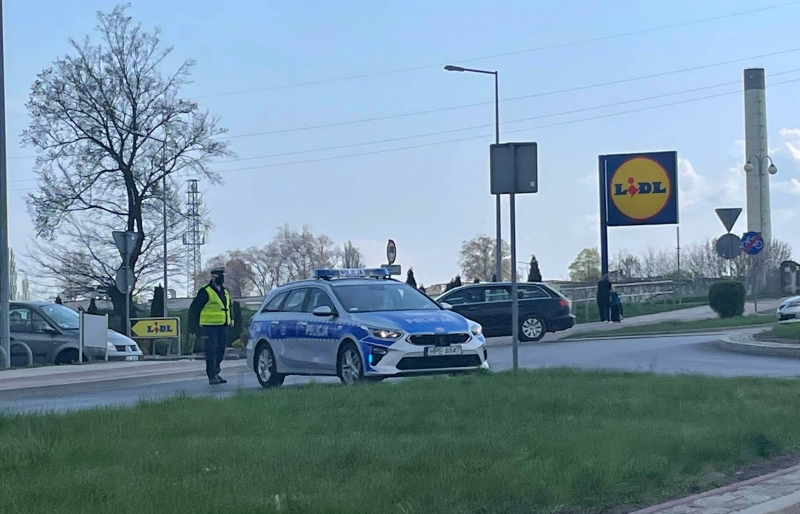 1/3 Potrącenie na pasach przy ul. Grobla