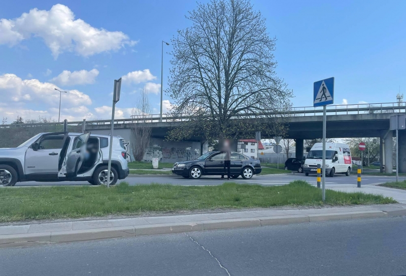 3/3 Potrącenie na pasach przy ul. Grobla