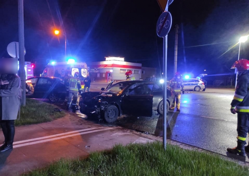 4/4 Zderzenie mercedesa i audi