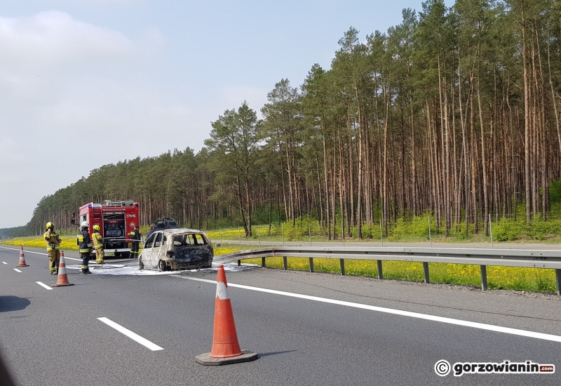 6/6 Pożar auta na S3