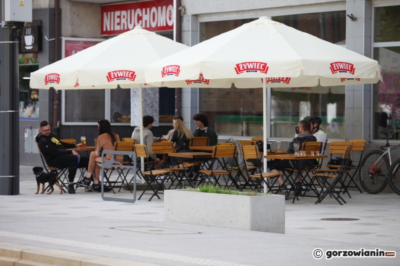 2/18 Otwarte ogródki gastronomiczne pełne klientów