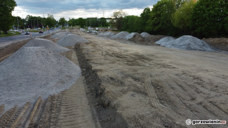 6/14 Postęp prac przy rozbudowie DK22 przy ul. Walczaka