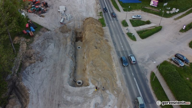 9/14 Postęp prac przy rozbudowie DK22 przy ul. Walczaka