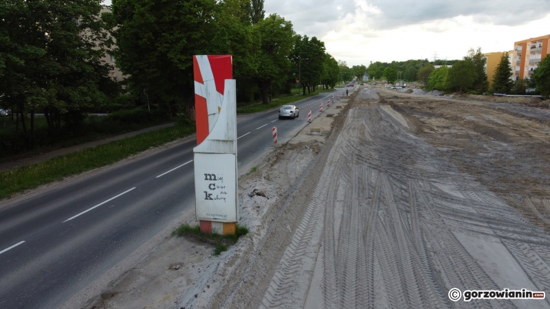 12/14 Postęp prac przy rozbudowie DK22 przy ul. Walczaka