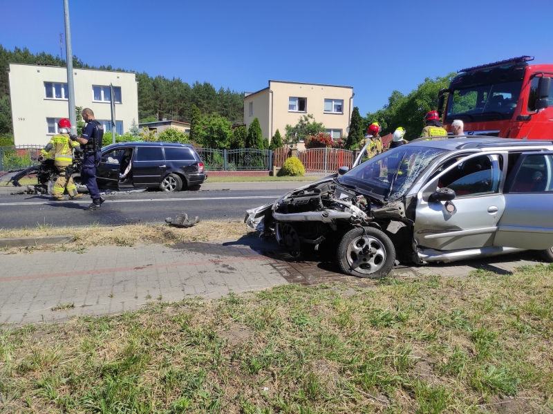 4/9 Zderzenie trzech pojazdów pod Gorzowem