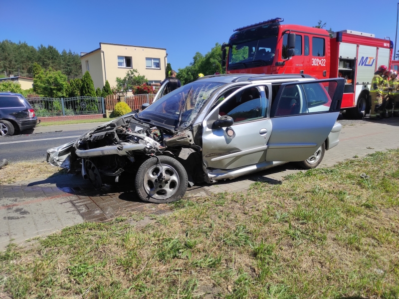 6/9 Zderzenie trzech pojazdów pod Gorzowem