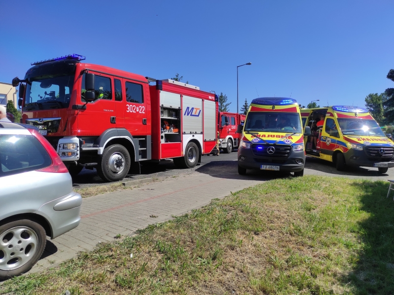 7/9 Zderzenie trzech pojazdów pod Gorzowem