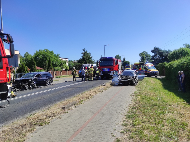 9/9 Zderzenie trzech pojazdów pod Gorzowem