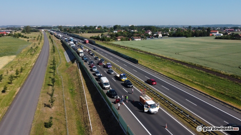 1/5 Zderzenie sześciu aut na S3 koło Gorzowa