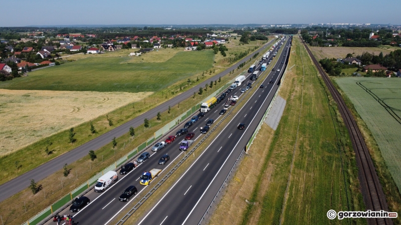 4/5 Zderzenie sześciu aut na S3 koło Gorzowa