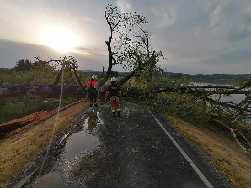 21/27 Skutki wichury w Gorzowie