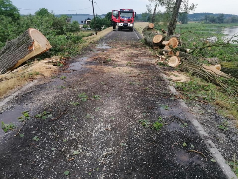 25/27 Skutki wichury w Gorzowie