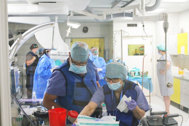 10/11 Pierwszy zabieg wszczepienia stentgrafu