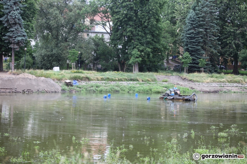 8/9 Odmulanie stawu w parku Róż