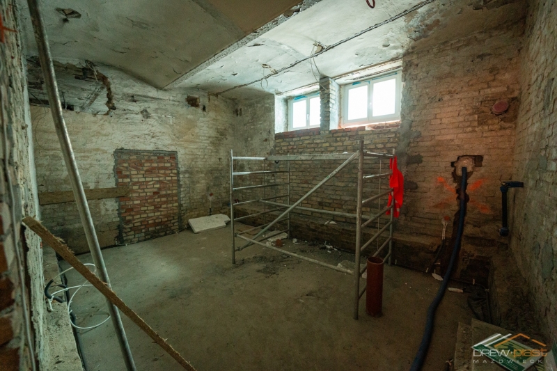 6/16 Postęp prac przy modernizacji Willi Jaehnego 