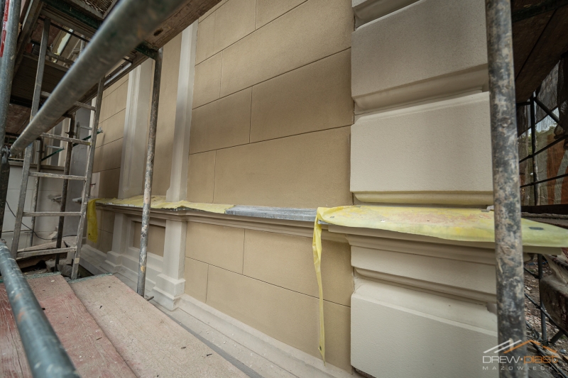 11/16 Postęp prac przy modernizacji Willi Jaehnego 