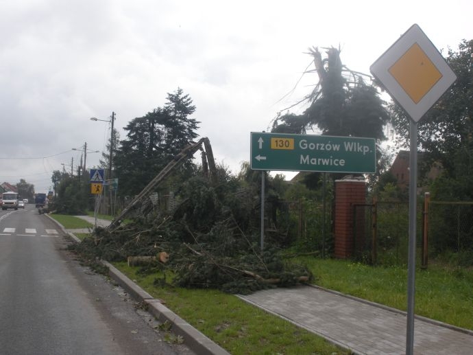 10/13 Skutki niedzielnej nawałnicy