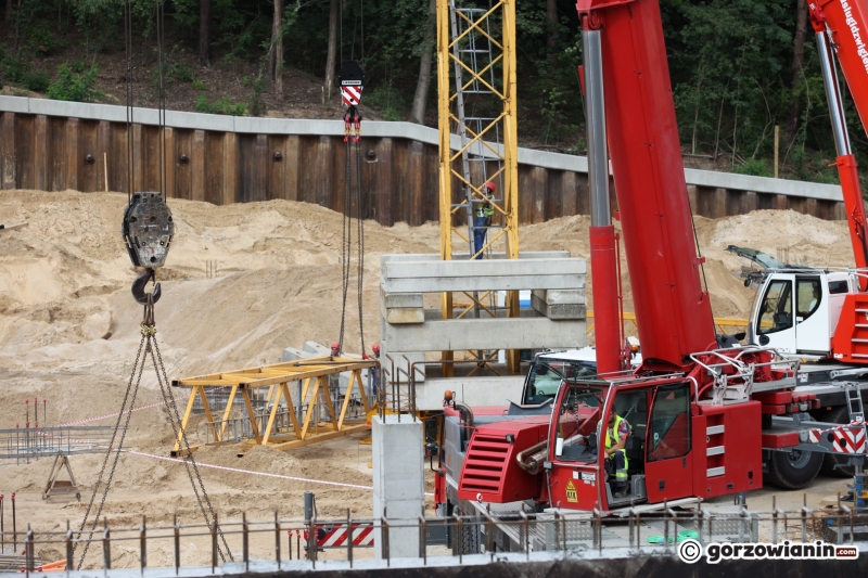 4/11 Postęp prac przy budowie hali - lipiec 2021