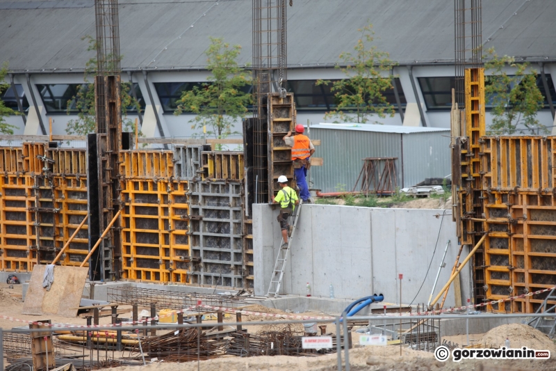 9/11 Postęp prac przy budowie hali - lipiec 2021