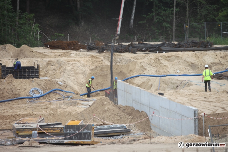 11/11 Postęp prac przy budowie hali - lipiec 2021