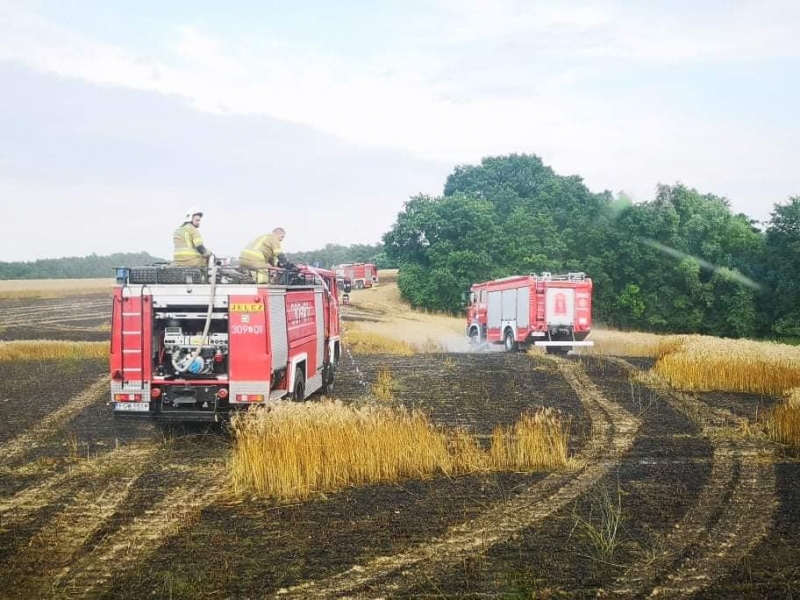 4/11 Pożar zboża w Racławiu