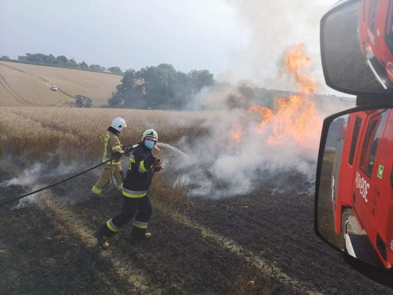 5/11 Pożar zboża w Racławiu