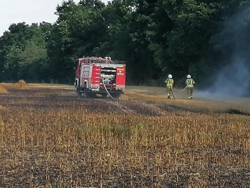 7/11 Pożar zboża w Racławiu