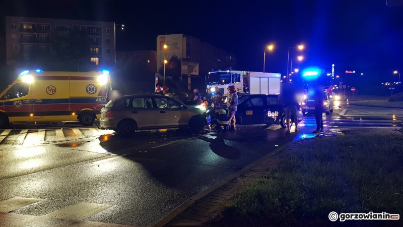 6/6 Zderzenie hondy i skody na rondzie Górczyńskim
