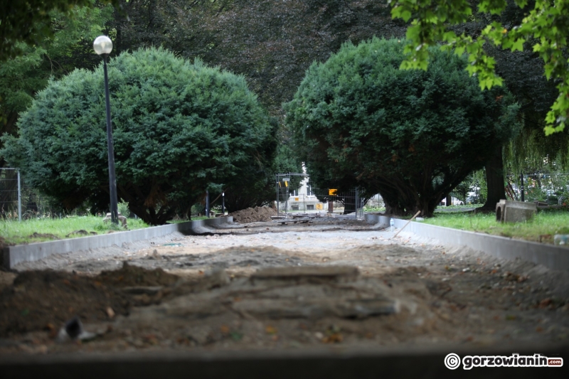 8/19 Stan prac w parku Róż