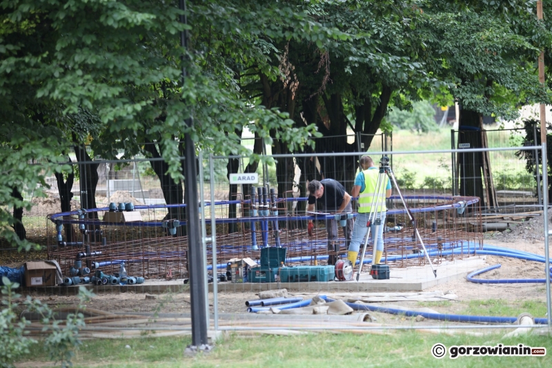 12/19 Stan prac w parku Róż