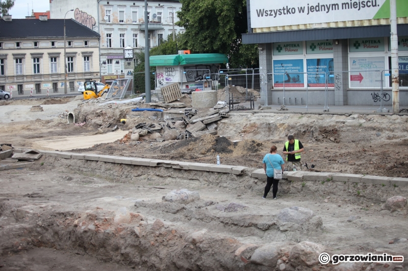 7/17 Postęp prac przy ul. Chrobrego na wysokości Arsenału
