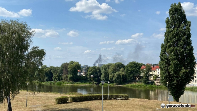 10/14 Pożar śmieci i elewacji budynku przy Myśliborskiej