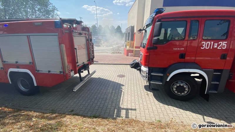 13/14 Pożar śmieci i elewacji budynku przy Myśliborskiej