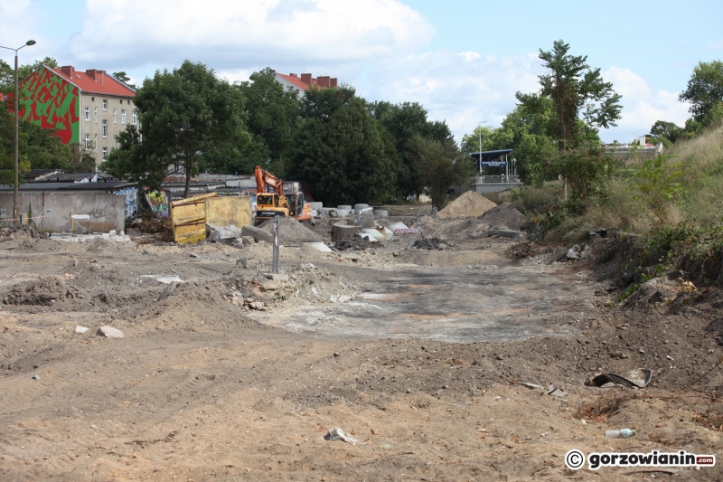 7/13 Postęp prac przy budowie nowego odcinka ul. Spichrzowej